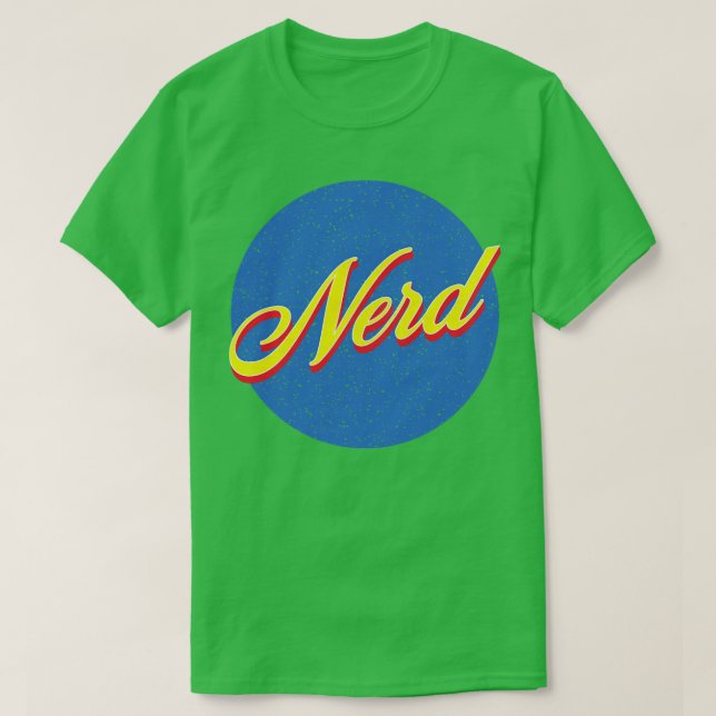 Vintage Nerd T-Shirt (Design Front)