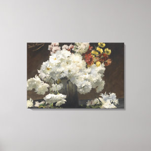 Vintage Nestor Gerans Astern in Vase Canvas Print