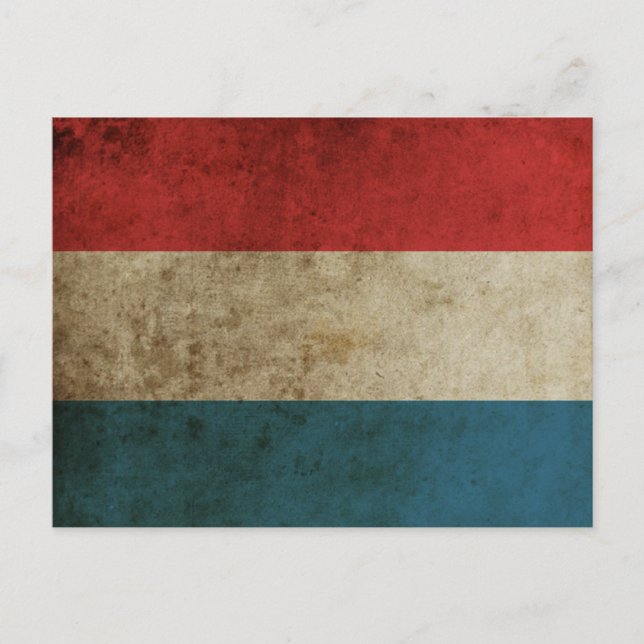 Vintage Netherlands Flag Postcard (Front)