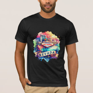 Vintage Nevada Map T-Shirts – Retro us state