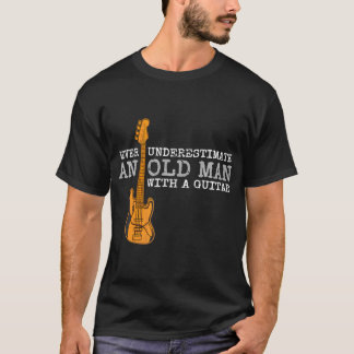 Vintage Never Underestimate an Old Man with a T-Shirt