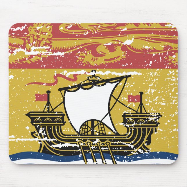 Vintage NEW BRUNSWICK Flag Mouse Pad (Front)