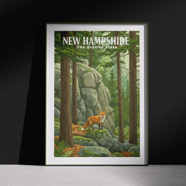 Vintage New Hampshire Poster (Creator Uploaded)