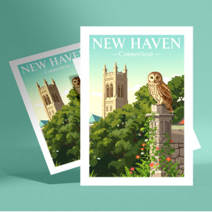 Vintage New Haven Connecticut Postcard