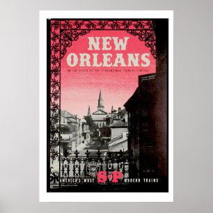 Vintage New Orleans Poster