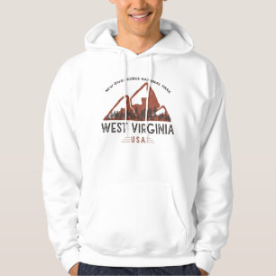 Vintage New River Gorge National Park West Virgini Hoodie