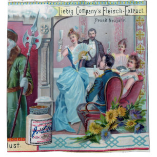 Vintage New Year Celebration: Liebig Advertising