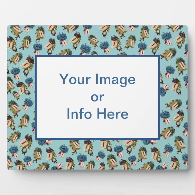 Vintage New Year Plaque (Front)