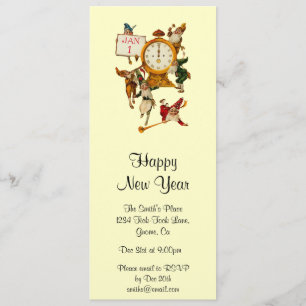 Vintage New Years Eve Invitation