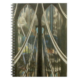 Vintage New York Architecture, Brooklyn Bridge Notebook
