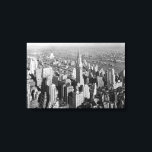 Vintage New York City Art Deco Skyscraper Canvas Print<br><div class="desc">Show your love of New York City with this vintage photograph of midtown Manhattan.</div>