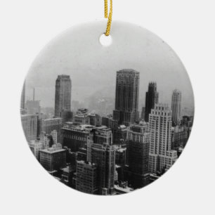 Vintage New York City Ceramic Ornament
