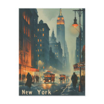 Vintage New York City Empire State Building