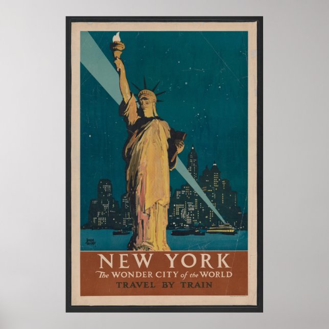 Vintage New York City Poster (Front)