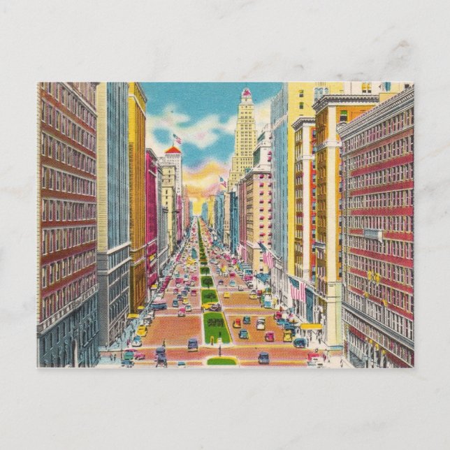 Vintage New York City, USA - Postcard (Front)