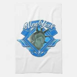 Vintage New York Liberty Logo Kitchen Towel