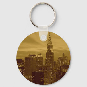 Vintage New York Manhattan Keychain