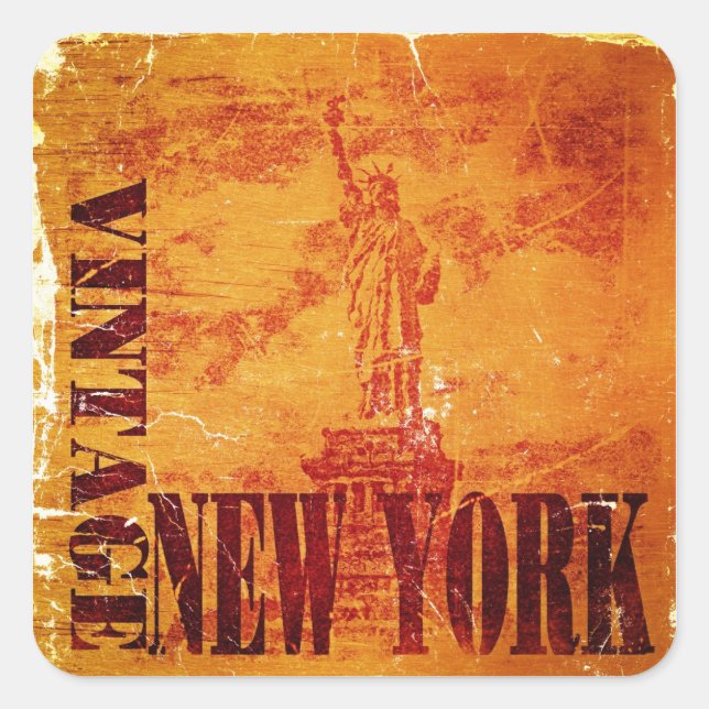 Vintage New York Stickers (Front)