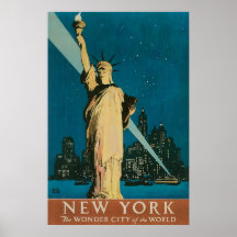 Vintage New York Travel Poster
