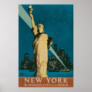 Vintage New York Travel Poster