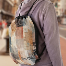 Vintage New York Urban Collage Art