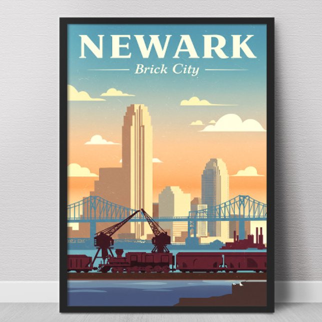 Vintage Newark New Jersey Poster (Creator Uploaded)