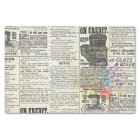Vintage News Paper 10x15  Decoupage Tissue Paper