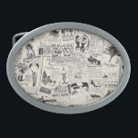 Vintage Newspaper Belt Buckle<br><div class="desc">Vintage Newspaper</div>