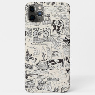 Vintage Newspaper   iPhone 11 Pro Max Case