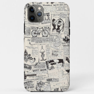 Vintage Newspaper iPhone 11 Pro Max Case