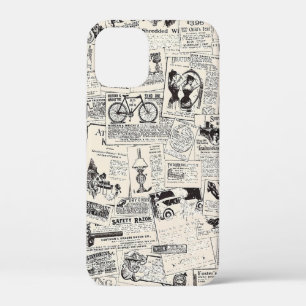 Vintage Newspaper iPhone 12 Mini Case