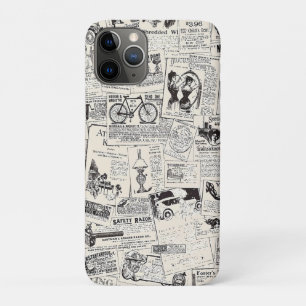 Vintage Newspaper iPhone 11 Pro Case