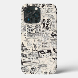 Vintage Newspaper  iPhone 13 Pro Case
