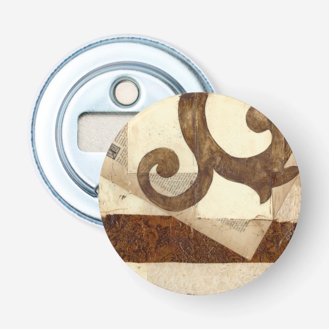 Vintage Newspaper Clipping Bottle Opener (Front)