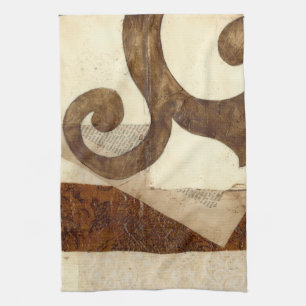 Vintage Newspaper Clipping Kitchen Towel