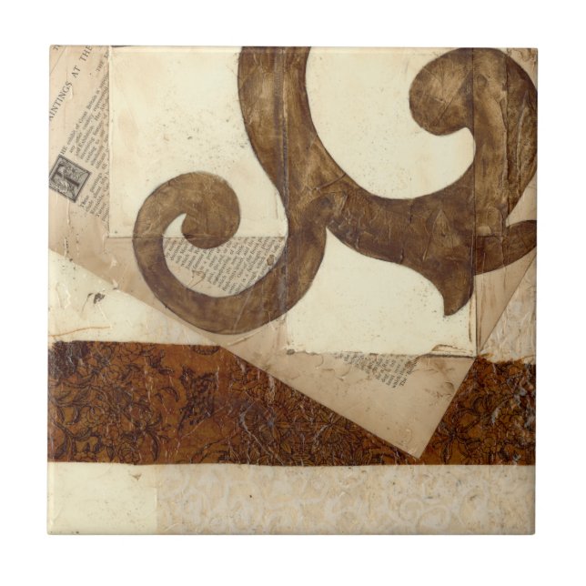 Vintage Newspaper Clipping Tile (Front)