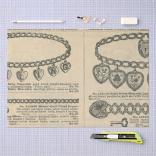 Vintage Newspaper design Tissue Paper