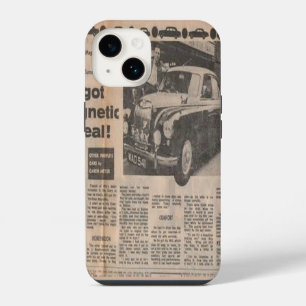 Vintage Newspaper iPhone Case - Retro Apple Phone 