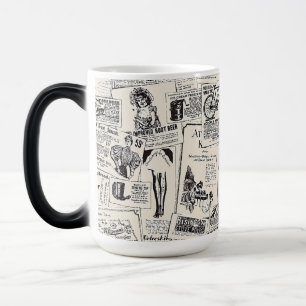 Vintage Newspaper Magic Mug