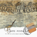 Vintage Newspaper Rustic Decoupage Tissue Paper<br><div class="desc">Creative & Unique Decoupage Tissue Paper using an array of textures,  patterns,  and vintage illustrations in vibrant,  muted,  color palettes. Perfect for decoupage,  scrap booking,  and other paper craft.</div>