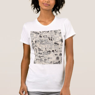 Vintage Newspaper T-Shirt