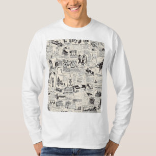 Vintage Newspaper T-Shirt