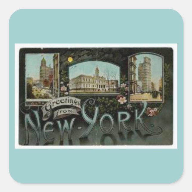 Vintage NewYorkCity Stickers (Front)