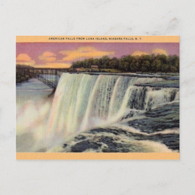 Vintage Niagara Falls Postcard (Front)
