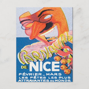 Vintage Nice France Mars Postcard
