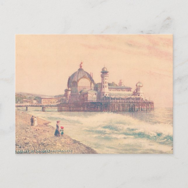Vintage Nice France Postcard (Front)