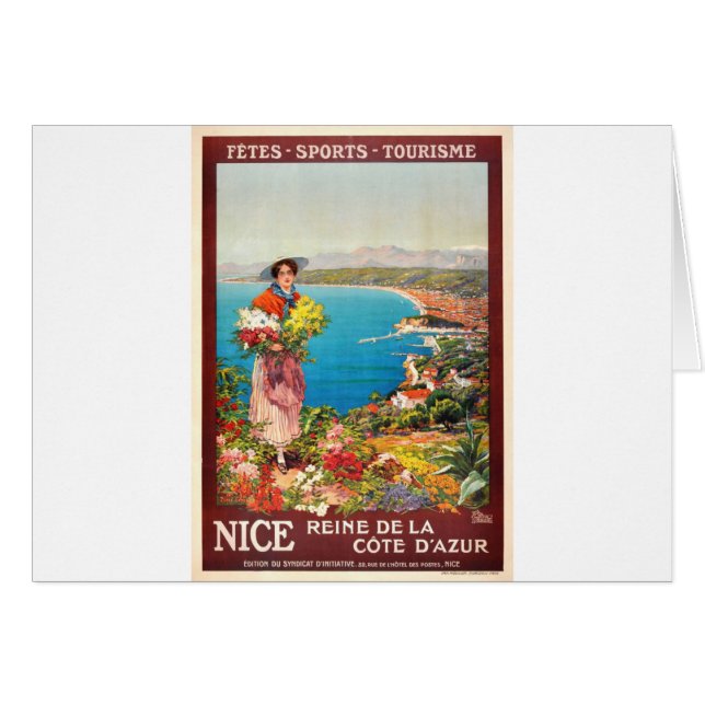 Vintage Nice Reine Côte d'Azur (Devant horizontal)