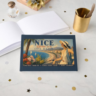 Vintage Nice Reine Cote D'Azur Guest Book