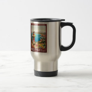 Vintage Nice Reine Cote D'Azur Travel Mug