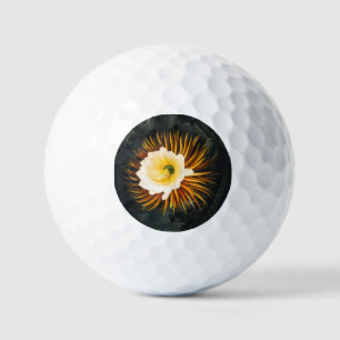Vintage Night-Blowing Cereus Gothic Art Golf Balls